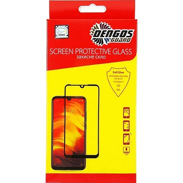 Стекло защитное Dengos Super-D Full Glue Xiaomi Redmi A7 Pro Black (TGFG-SD-12) - изображение 1