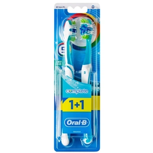 Зубна щітка Oral-B Комплекс П'ятистороннє чищення середнє 1+1 шт (3014260022525) зображення 1
