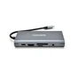 Концентратор VEGGIEG USB-C 7-in-1 USB-C + 3xUSB 3.0 + HDMI + VGA + SD/TF + RJ45 0.1m silver (TC10-U) - зменшене зображення 1