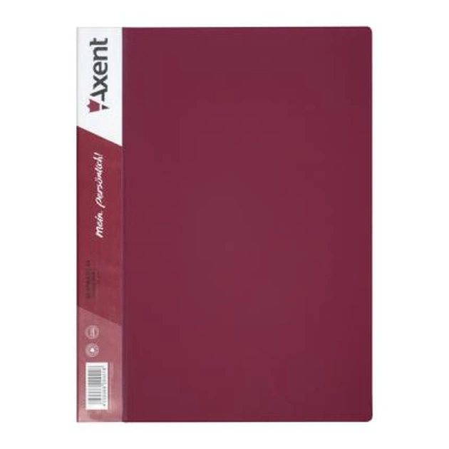 Папка з файлами Axent 20 sheet protectors, burgundy (1020-04-А) - picture 1