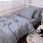 Постельное белье MirSon 012 Grey Stars Фланель 200х220 Евро (2200009653131) - уменьшенное изображение 6