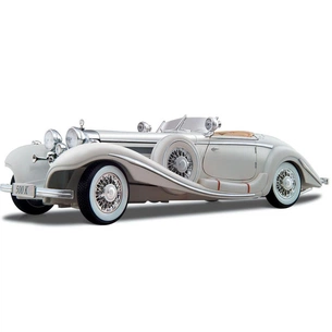 Машина Maisto Mercedes-Benz 500 K Typ Specialroadster 1936 Macharada(1:18) (36055 white) зображення 1