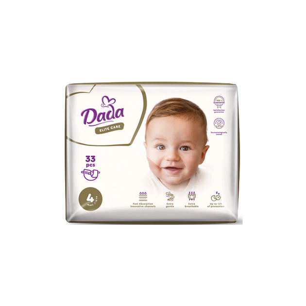 Підгузки Dada Elite Care Maxi 4 (7-18 кг) 33 шт (4820174981105) - зображення 1