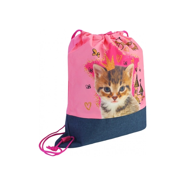 Сумка для обуви Cool For School Розовая с карманом (CF87304) - изображение 1