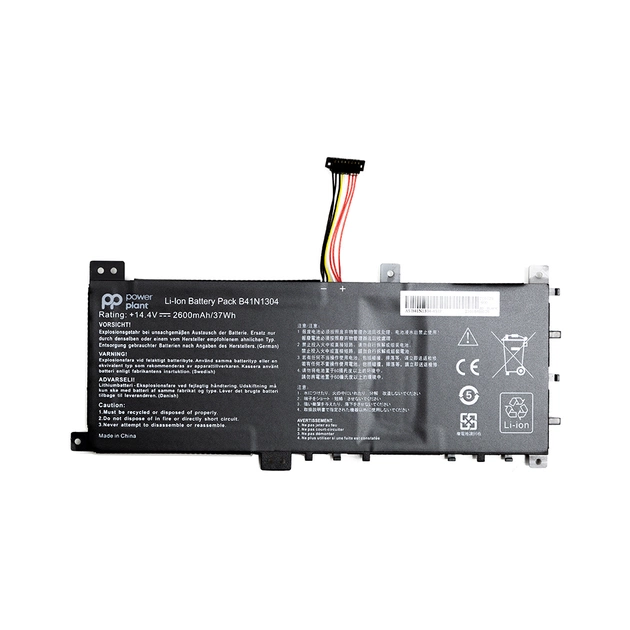 Аккумулятор для ноутбука ASUS V451L (B41N1304) 14.4V 2600mAh PowerPlant (NB431403) - изображение 1