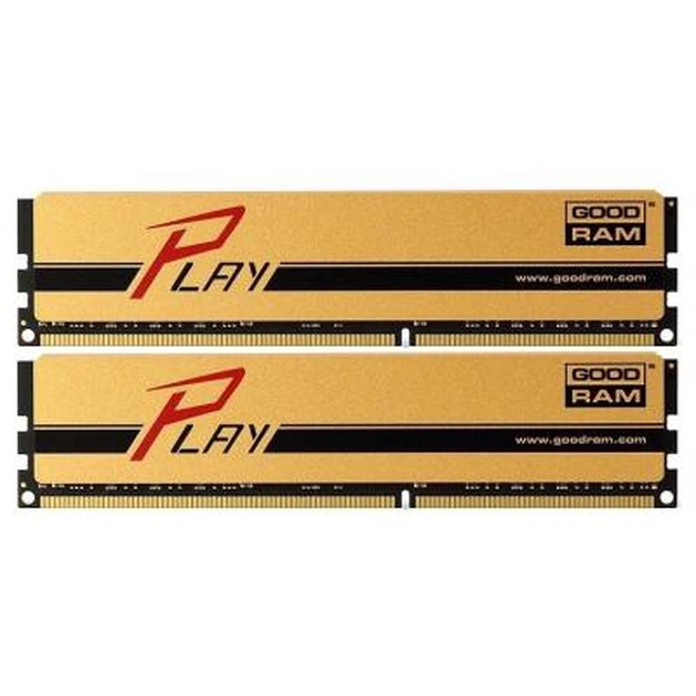 Модуль пам'яті для комп'ютера DDR3 8GB (2x4GB) 1866 MHz PLAY Gold Goodram (GYG1866D364L9AS/8GDC) - изображение 1