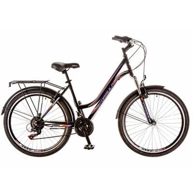 Велосипед Formula 26" OMEGA 2017 AM 14G Vbr рама-18" St чорно-фіолетовий (OPS-FR-26-199) - зображення 1