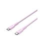 Дата кабель USB-C to USB-C 1.0m OnWire 60CL C-C 60W COLOR Braided 1m Pink Canyon (CND-CCAP60AB10PK) - зменшене зображення 2