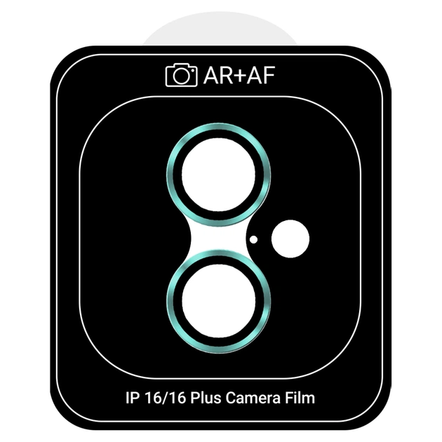 Стекло защитное Armorstandart for Camera Pro Apple iPhone 16/16 Plus Teal (ARM81426) - изображение 1