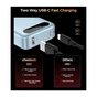 Батарея універсальна Choetech 10000mA, 22.5W, PD, QC, blue (B860-CCLBE) - зменшене зображення 6