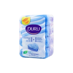 Твердое мыло Duru +1 Крем и Морские минералы 4 х 80 г (8690506517809) изображение 1