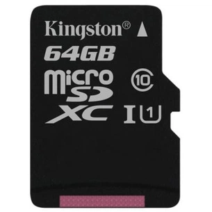Карта пам'яті Kingston 64GB microSDXC Class 10 UHS-I (SDC10G2/64GBSP) зображення 1