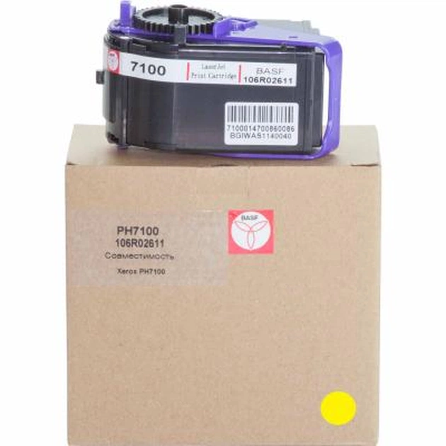 Картридж BASF для Xerox Phaser 7100 Yellow (KT-106R02611) - изображение 1