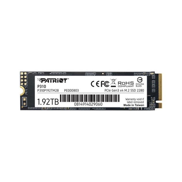 Накопитель SSD M.2 2280 1.92TB Patriot (P310P192TM28) - изображение 1