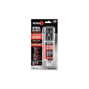 Автомобильный клей NOWAX STEEL EPOXY ADHESIVE 30g (NX49409) изображение 1