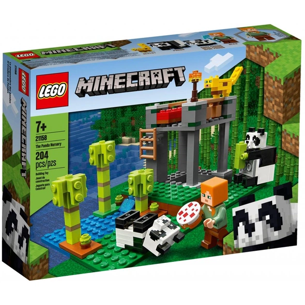 Конструктор LEGO Minecraft Ферма панд 204 деталі (21158) - изображение 1