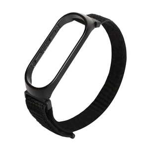 Ремінець до фітнес браслета XoKo Nylon для Xiaomi Mi Band 3/4 Black (XK-XM-NL-BK) зображення 1