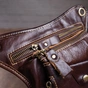 Сумка Vintage На пояс Коричнева (14939) - зменшене зображення 12