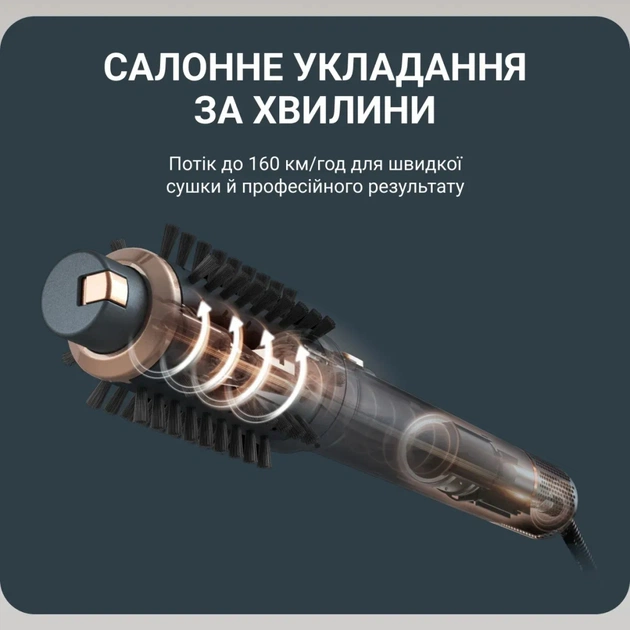 Фен-щітка Rowenta UB9920E0 - зображення 8