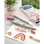 Художній маркер Faber-Castell акварельних двосторонніх Goldfaber Aqua Dual Marker BoHo, 6 кольорів (32307) - зменшене зображення 5