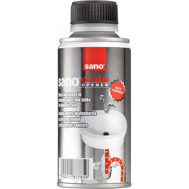 Средство для прочистки труб Sano Drain 200 г (7290011877859) - изображение 1