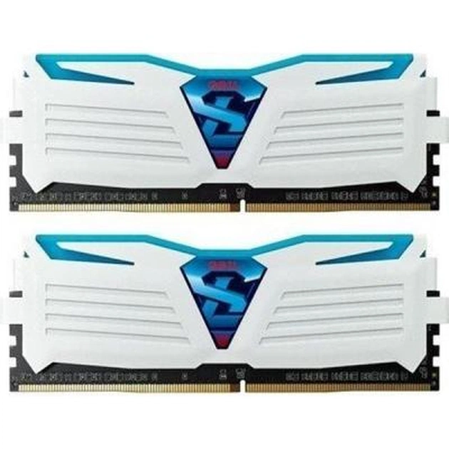 Модуль пам'яті для комп'ютера DDR4 16GB (2x8GB) 2400 MHz Super Luce White Geil (GLWB416GB2400C16DC) - зображення 1