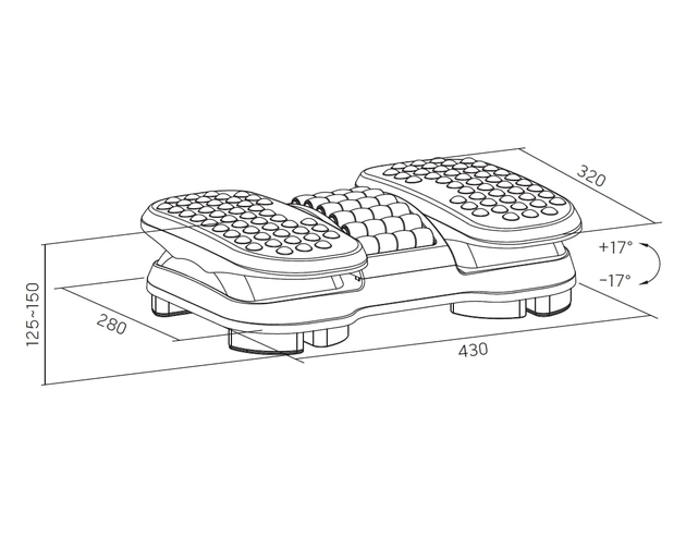 Регульована підставка для ніг OfficePro FR730 - picture 15