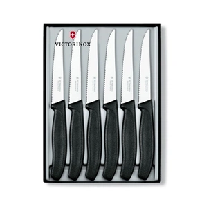 Набір ножів Victorinox SwissClassic Steak Set 6 шт Black (6.7233.6) зображення 1