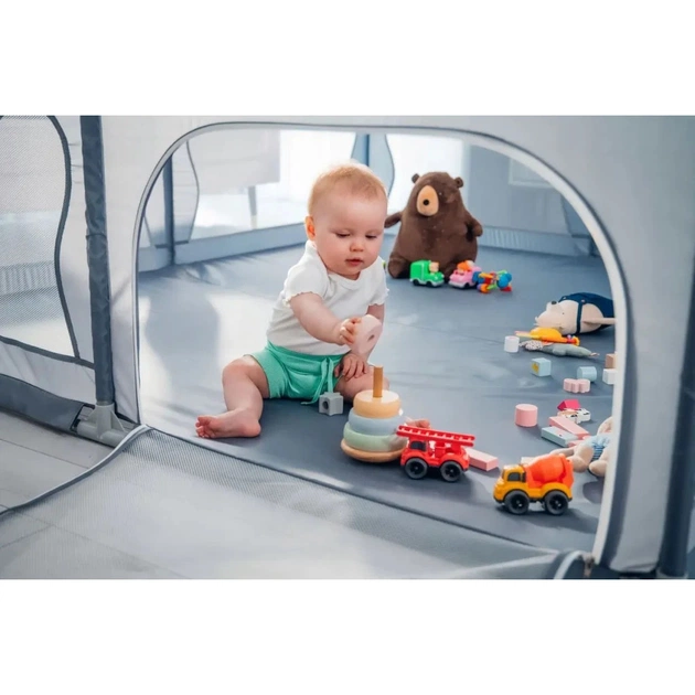 Дитячий манеж Lionelo Willow XL Grey Concrete (LO-WILLOW XL GREY CONCRETE) - picture 7