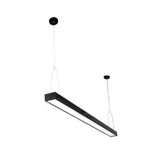 Світильник Євросвітло Sign-30 підвісний лінійний на тросах 30Вт 6400К чорний изображение 1