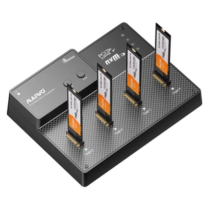Док-станція для накопичувачів Maiwo 4*NVMe M.2 SSD Key M/B+M to USB4.0 USB-C 40Gbps (K3015P4) picture 1