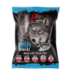 Ласощі для собак Alpha Spirit DOG Snacks Fish напіввологі з риби, кубики 50 г (8436586310042) зображення 1