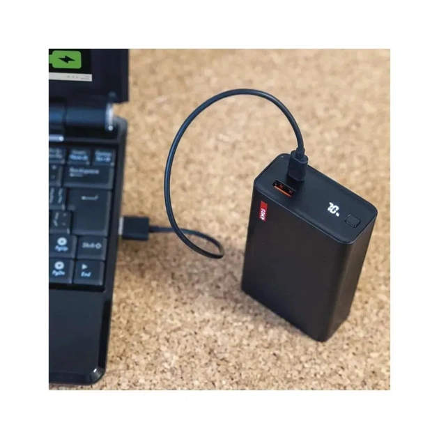 Батарея універсальна EMOS 20000mAh NTBF20, 65W, Pass-through, black (B0560B) - зображення 12
