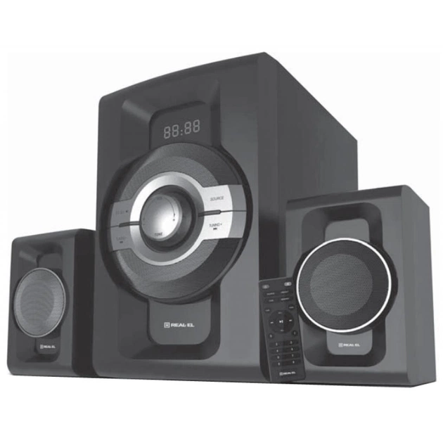Акустична система REAL-EL M-590 Black - зображення 1