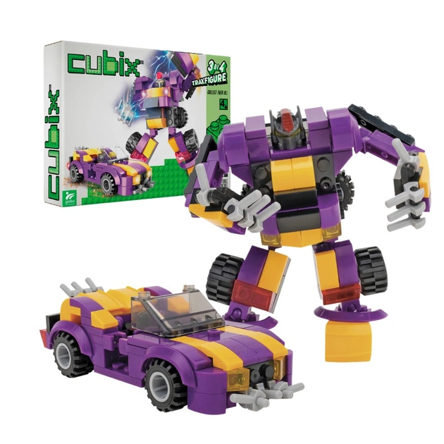 Конструктор Cubix Traxfigure 2-в-1, фіолетовий (39727/3) - зображення 1