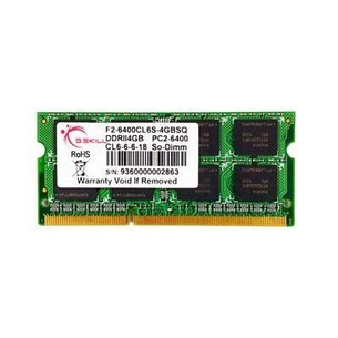 Модуль пам'яті для ноутбука SoDIMM DDR2 4GB 800 MHz G.Skill (F2-6400CL6S-4GBSQ) зображення 1