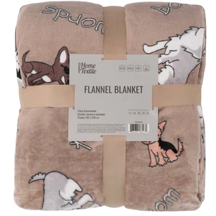 Плед Ardesto Flannel 100% поліестер, песики в окулярах 160х200 см (ART0129PB) picture 1