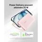 Батарея універсальна Belkin 10000mAh, 20W, USB-C, Pink (BPB021HQPK) - зменшене зображення 3