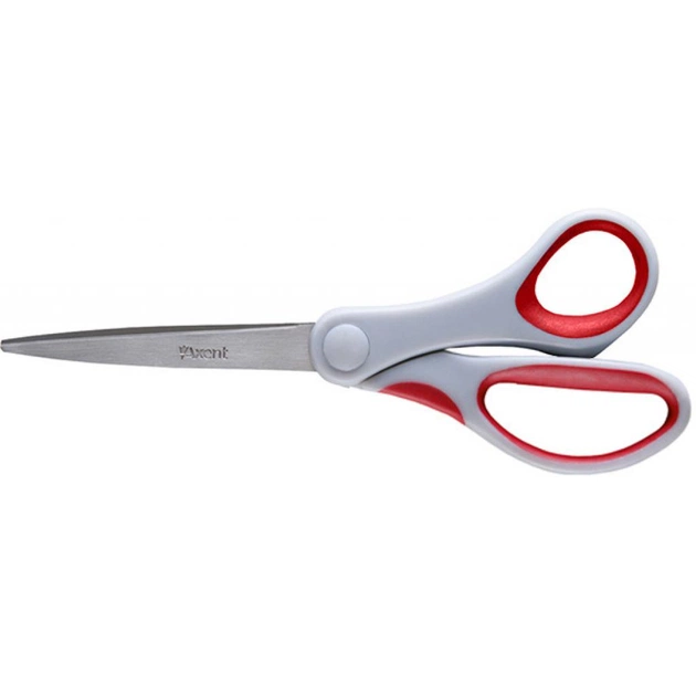 Ножницы Axent Duoton, 20 см, gray-red (6302-06-А) - изображение 1