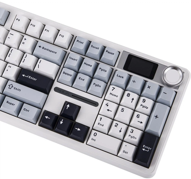 Клавіатура бездротова Aula F108 Pro White (6978080501318) - зображення 1