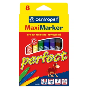 Фломастери Centropen 8610 Maxi Perfect, 8 colors (8610/08) picture 1