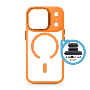 Чохол до мобільного телефона Armorstandart Unit-C MagCase Apple iPhone 17 Pro Orange + Black Button Set (ARM90588) зображення 1