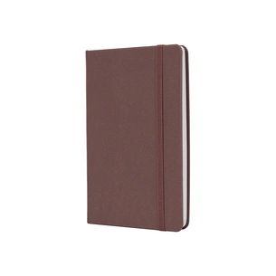 Книга записна Optima А5 MAGIC, тверда обкладинка, гумка, білий блок клітинка, коричневий (O27102-07) зображення 1