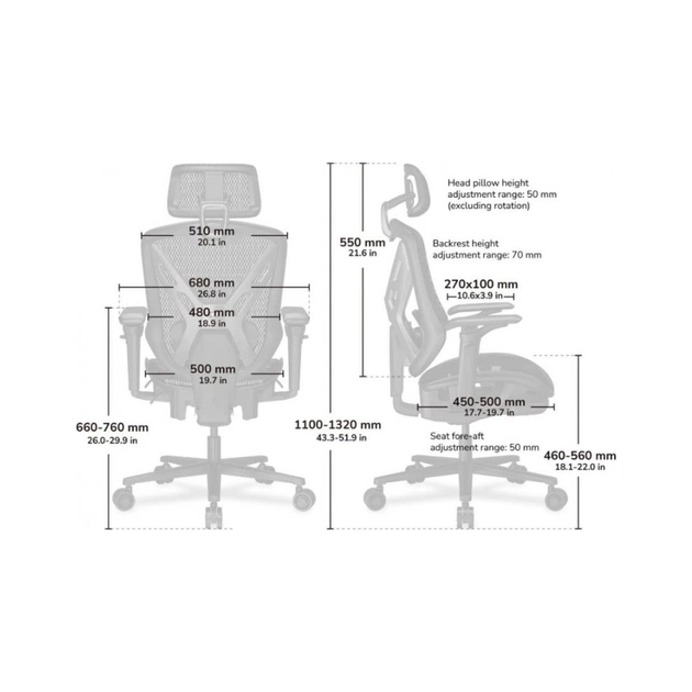 Крісло ігрове Cougar Speeder Black (Speeder) - picture 12