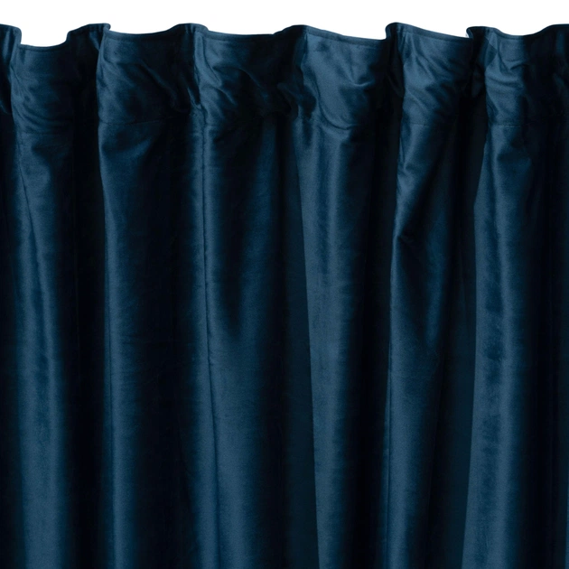 Штора Ardesto велюр 100% поліестер,150х270 см синій темний (ART1030NA) - picture 3