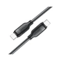 Дата кабель USB-C to USB-C 1.2m 60W TPU black Acefast (6974316283805) - уменьшенное изображение 3