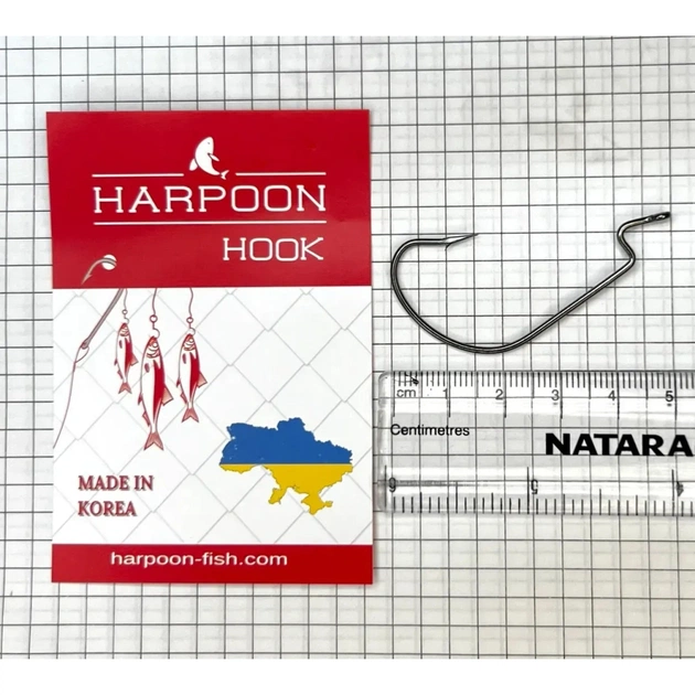 Гачок Harpoon OFFSET No.5/0 3шт (7407000008266) - зображення 1