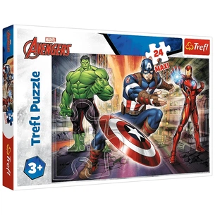 Пазл Trefl Maxi The Avengers У світі Месників 24 елемента (5900511143218) зображення 1
