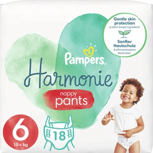 Підгузки Pampers трусики Harmonie Nappy Pants Розмір 6 (15+ кг) 18 шт (8006540181461) зображення 1