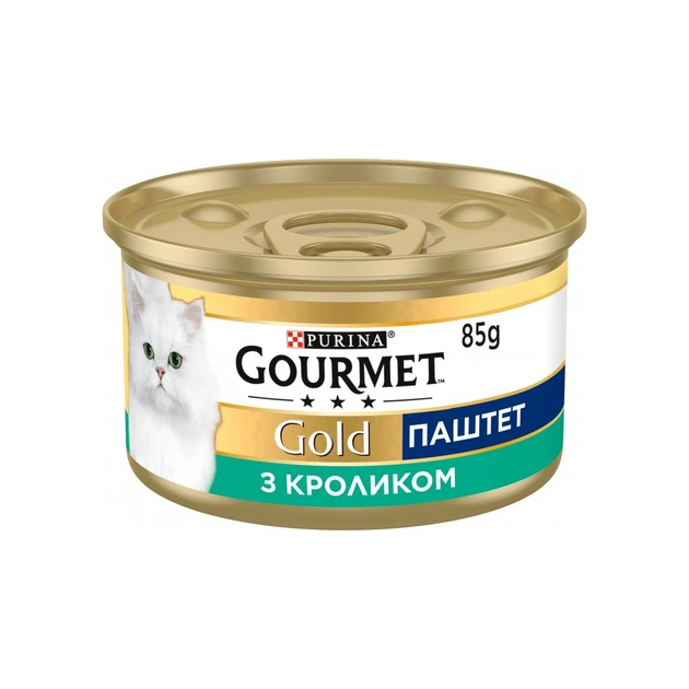 Паштет для котів Purina Gourmet Gold. З кроликом 85 г (7613033728747) - зображення 1